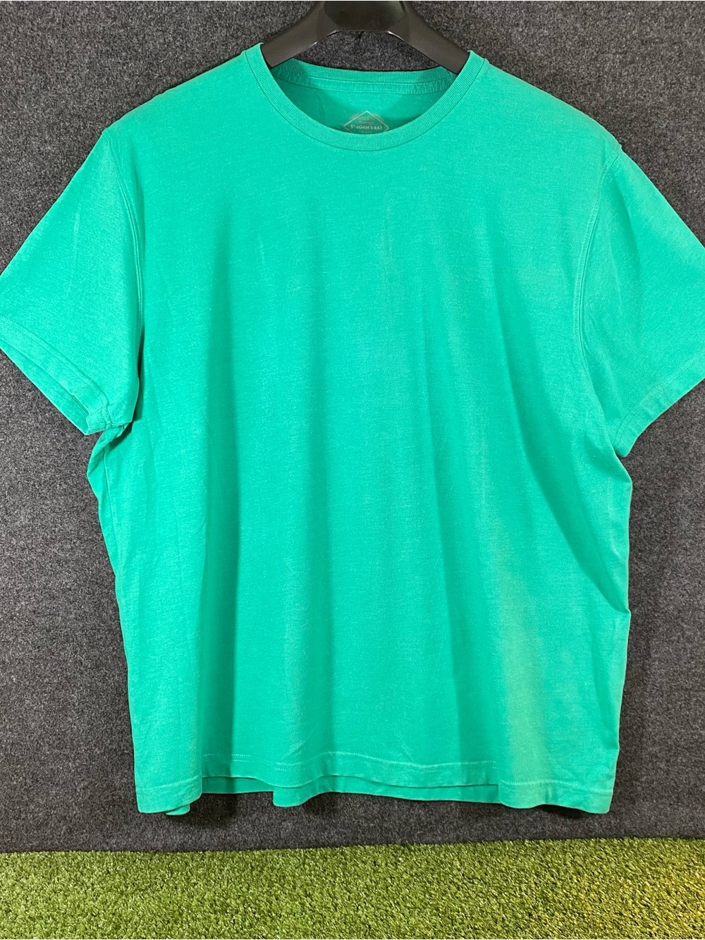 St. John's Bay Legacy Tee Shirt Men’s Size 2XL Short Sleeve Mint Green Comfort